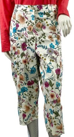 Chico's Floral Capri Pants  Size 20 NWT  SKU COTH-1-8