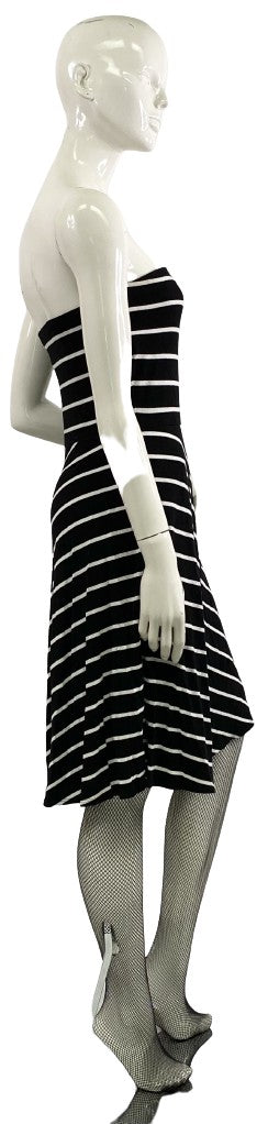ann taylor dress black ANN TAYLOR Dress, Black and White, Size M, SKU 000062-1 – Designers On A Dime