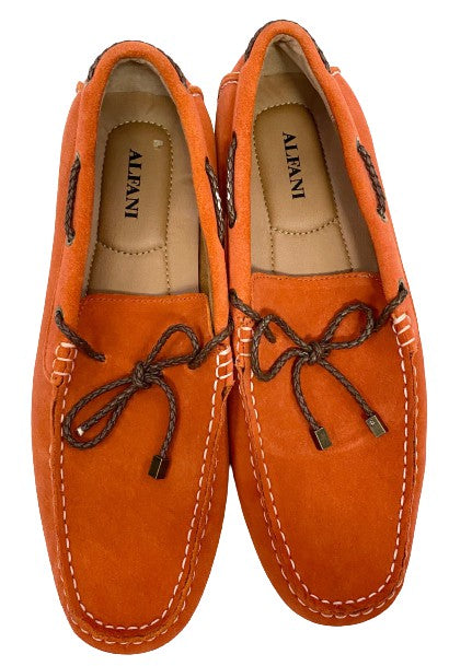 Alfani Men's Shoes Loafers Burnt Orange Size 10.5 M  SKU 000321-5