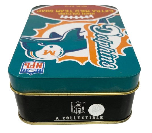 Miami Dolphins Soap tin with Soap SKU 000362-5