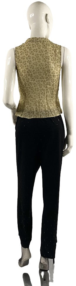ST. JOHN SPA Pants Black Size XL SKU 000316-3
