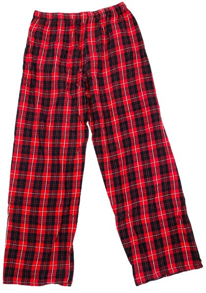 BOXERCRAFT Men's Flannel Pants, Red and Black, Size XL, SKU 000313-5
