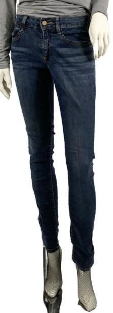 ZARA Jeans, Skinny, Dark Blue, Size 8, SKU 000318-6