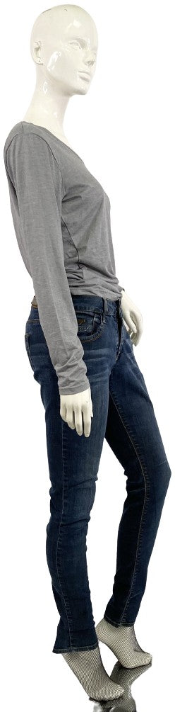 ZARA Jeans, Skinny, Dark Blue, Size 8, SKU 000318-6
