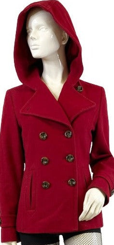 Nine West Pea Jacket Red Size 4   SKU 000322-3