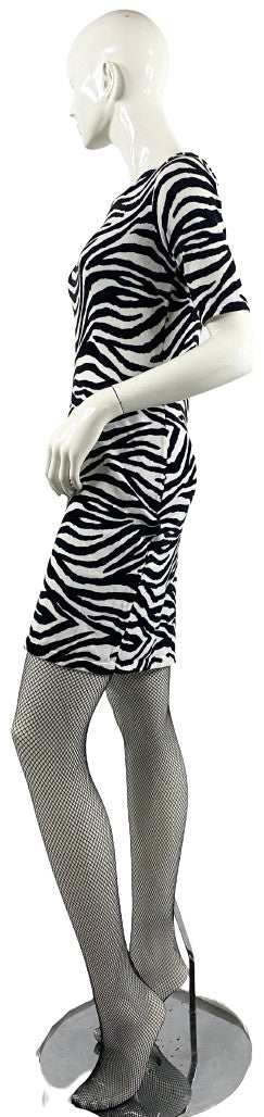 Ralph Lauren Dress Fitted Zebra Print  Size S  SKU 000343-7