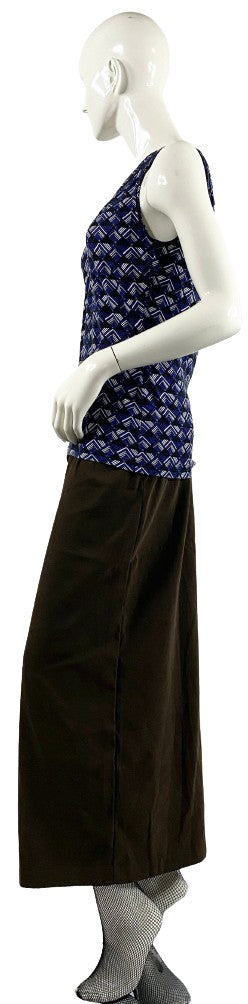 Van Heusen Skirt Long Maxi Brown Size 8  SKU 000343-10