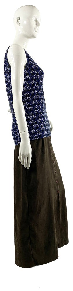 Van Heusen Skirt Long Maxi Brown Size 8  SKU 000343-10