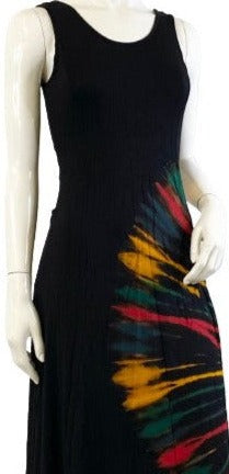 Kamana Dress Open Back Black Tie Dye NWT   Size M  SKU 000349-5