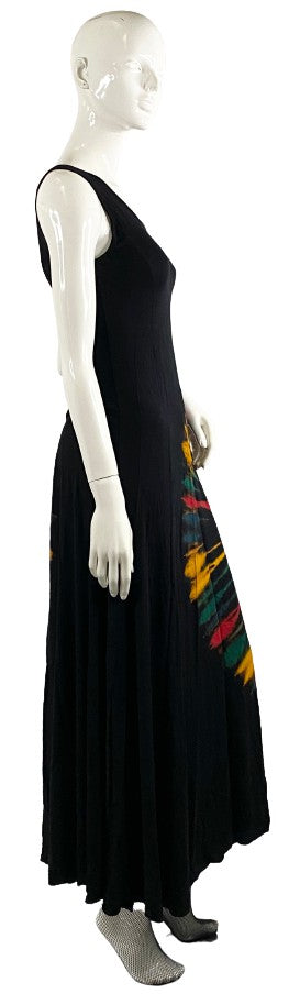 Kamana Dress Open Back Black Tie Dye NWT   Size M  SKU 000349-5
