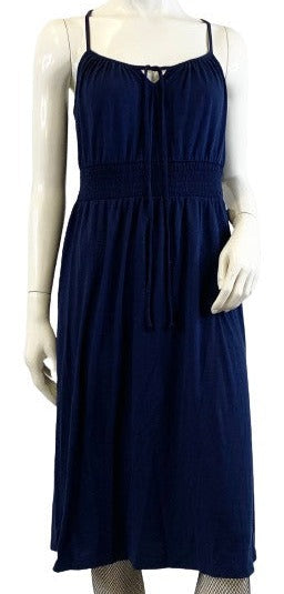 Faded Glory Dress Maxi Navy Blue Size L  SKU 000366-5