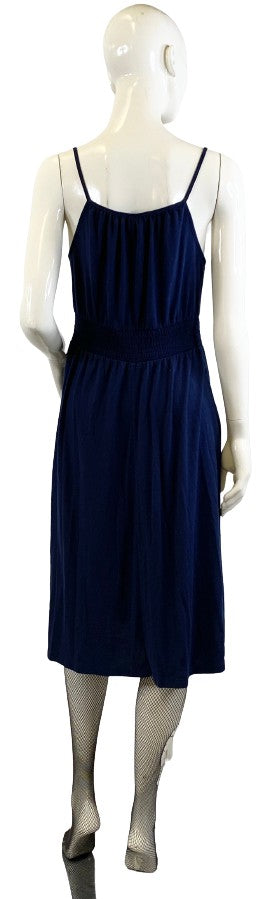 Faded Glory Dress Maxi Navy Blue Size L  SKU 000366-5