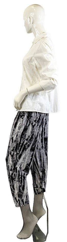 India Boutique Pants Black White OS  SKU 000366-9