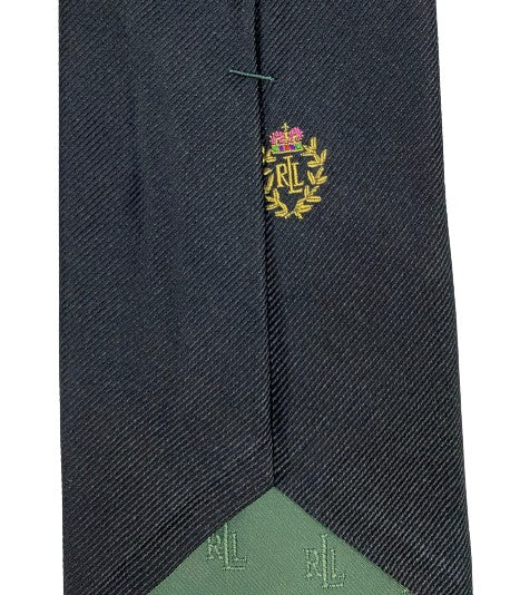 Ralph Lauren Men's Necktie Black 100% Silk  SKU 000284-26