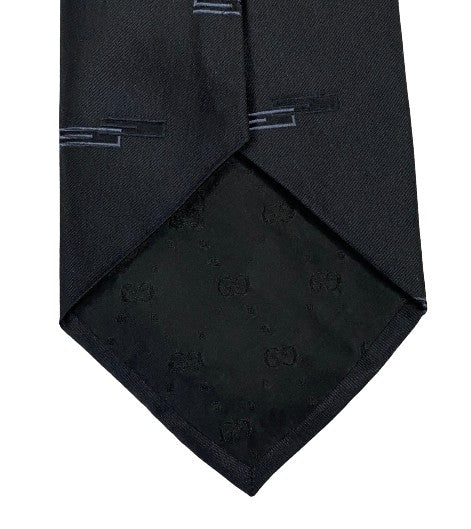 Gucci Men's Necktie Black 100% Silk SKU 000284-30