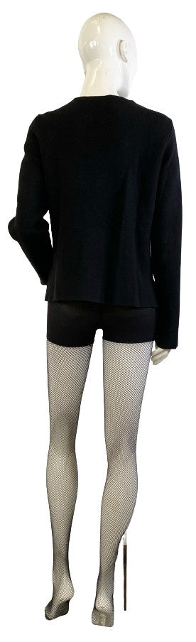 Ann Taylor Blazer/Jacket Black Double Breasted Size XL  SKU 000314-7