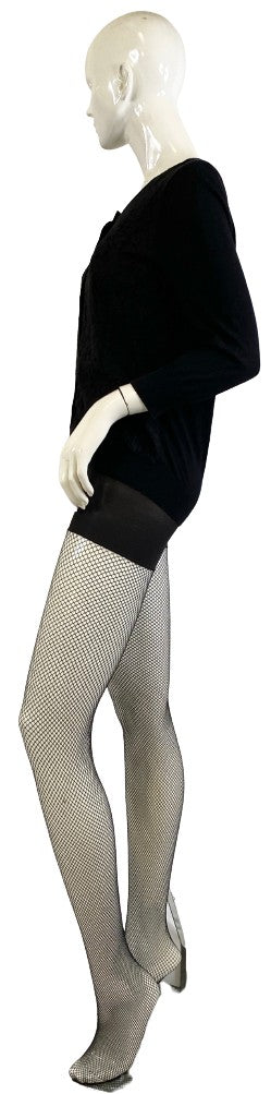 Talbots Sweater/Cardigan Black Lace Front Size M  SKU 000314-18