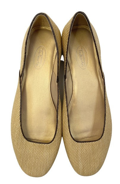 Talbots Shoes Flats Beige Textured Size 10W SKU 000281-1