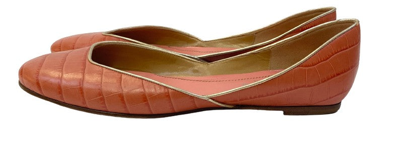 Valentina Garavani Shoes Coral Leather Size 40 US 9 SKU 000281-2