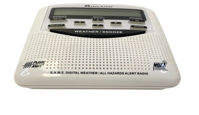 Midland WR120 Emergency Weather Radio Alarm Clock SKU 000396-5