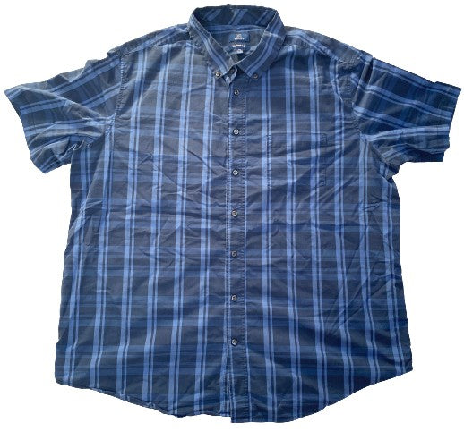 George Shirt Men's Dark Blue Light Blue Size 2XL SKU 000396-6