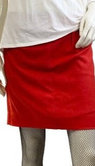 J. Crew Skirt Red Wool Size 2 SKU 000317-2