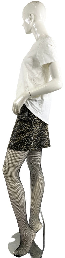 Forever 21 Skirt Brown Leopard Print Size 28 SKU 000317-6