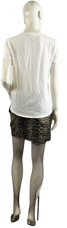 Forever 21 Skirt Brown Leopard Print Size 28 SKU 000317-6