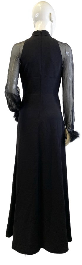 JILL JILL STUART Dress Black Long Size 4 SKU 000375-4