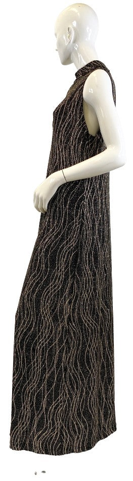 RONNI NICOLE Dress Long Black Gold Sequins Size 16 SKU 000375-5 Designers On A Dime RONNI NICOLE Dress Long Black Gold Sequins Size 16 SKU 000375-5 Designers On A Dime