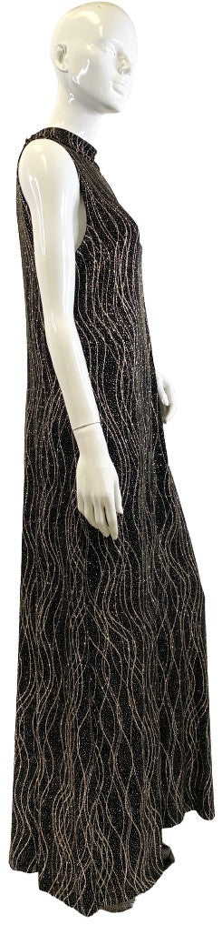RONNI NICOLE Dress Long Black Gold Sequins Size 16 SKU 000375-5 Designers On A Dime RONNI NICOLE Dress Long Black Gold Sequins Size 16 SKU 000375-5 Designers On A Dime