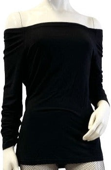 Patty Boutik Top Black Off Shoulder Size XL SKU 000323-6