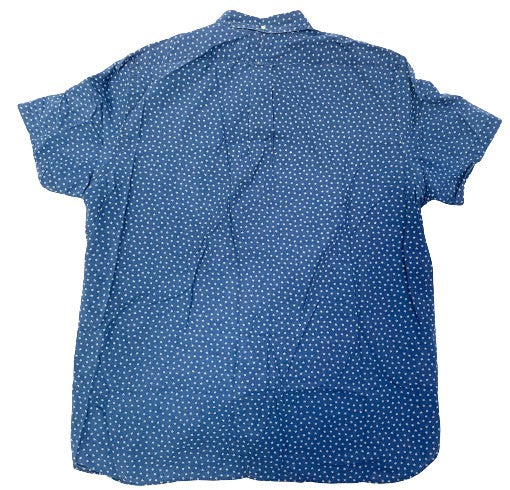 Ralph Lauren Shirt Men's Blue Tan Stars Size XXL SKU 000183