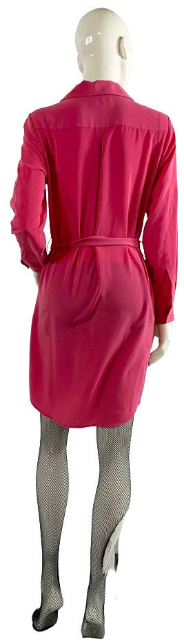Calvin Klein Dress Pink Long Sleeve Size 6 SKU 000398-2 Designers On A Dime Calvin Klein Dress Pink Long Sleeve Size 6 SKU 000398-2 Designers On A Dime