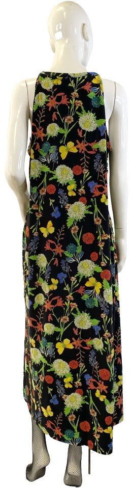 ROUGE Dress Maxi Black Floral Size 3X SKU 000207-1