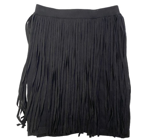 Neiman Marcus Skirt Black Fringe SKU 000207-4