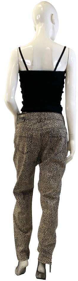 CATO Pants Tan Brown Leopard Print Size 18W NWT SKU 000377