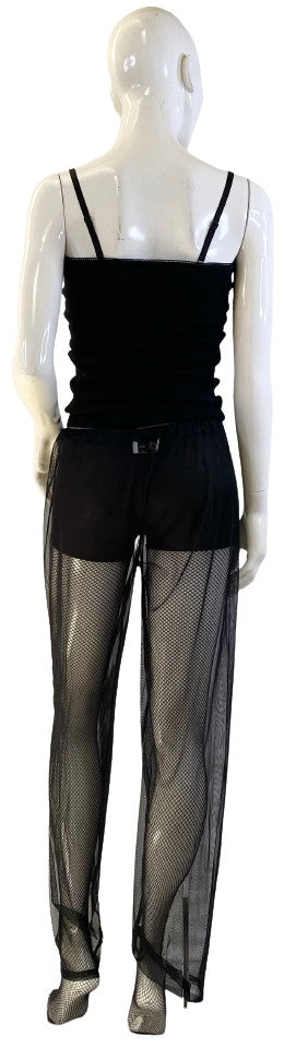 J. Valdi Pants Sheer Black Coverup SKU 000377