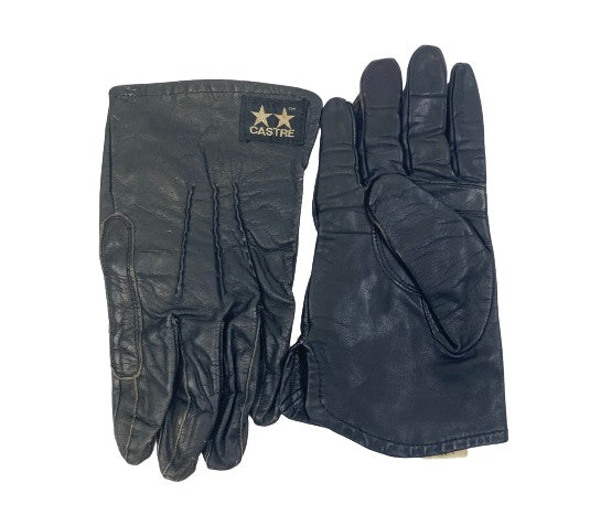 Castre Gloves Black Leather Size XL SKU 000059-2