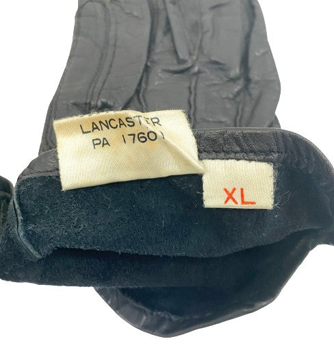 Castre Gloves Black Leather Size XL SKU 000059-2