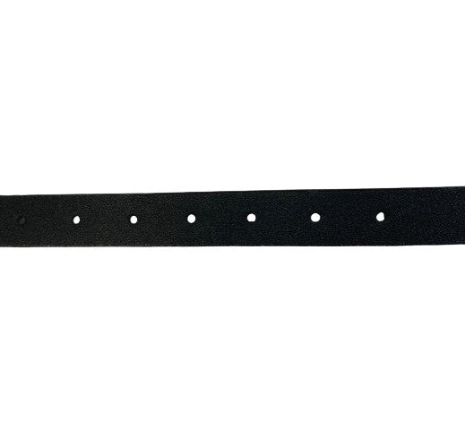 Belt Black Silver Buckle 45" NWOT SKU 000059-16