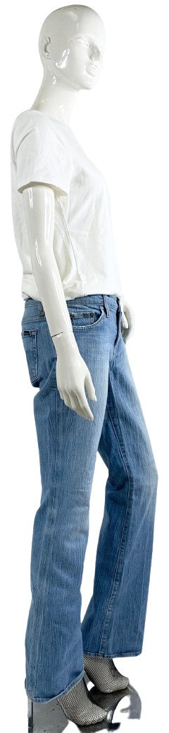 Guess Jeans Bell Bottom Blue Denim Size 32 SKU 000405-1