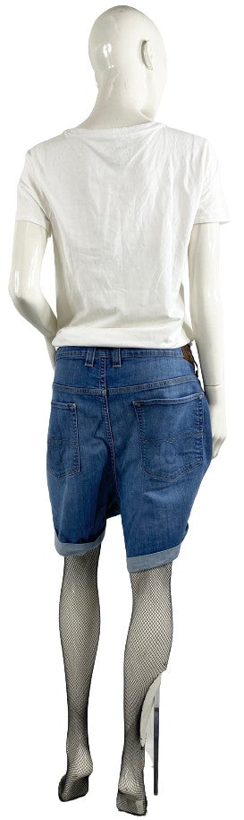 Lucky Brand Shorts Blue Denim Size 22W SKU 000405-3
