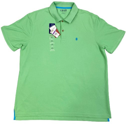 IZOD Shirt Men's Green Classic Polo NWT Size XXL  SKU 000397-8