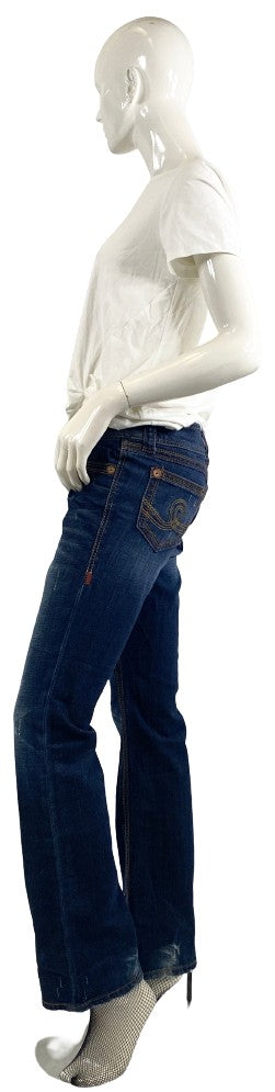 Seven 7 Jeans Blue Denim Bootcut Size 29 SKU 000376-1
