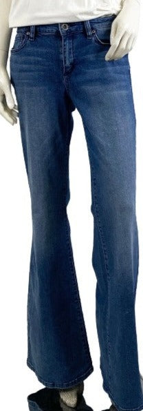 BEBE Jeans Blue Denim Bell Bottom Size 30 SKU 000376-3