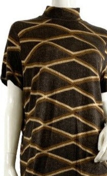 Ralph Lauren Top Browns Short Sleeve Size 1X SKU 000410-11