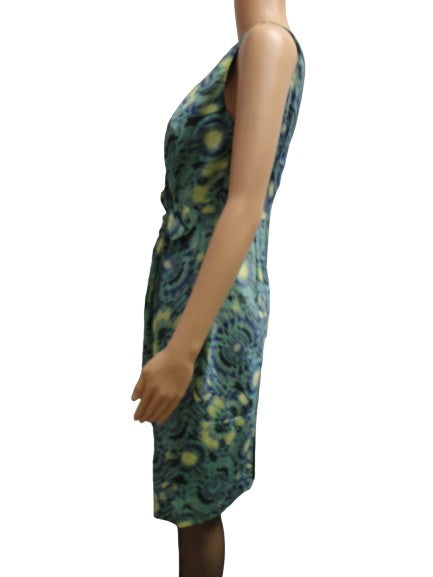 Anne Klein 70's Dress Multi-colored Size 2 SKU 000065-1