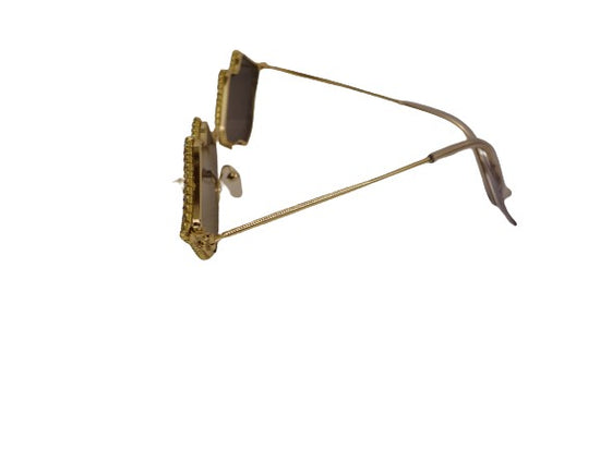Sunglasses Ole` Lip Shaped Gold Embellished NWT SKU 400-38