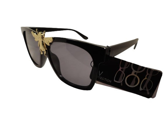 Sunglasses Black Embellished NWT SKU 400-23